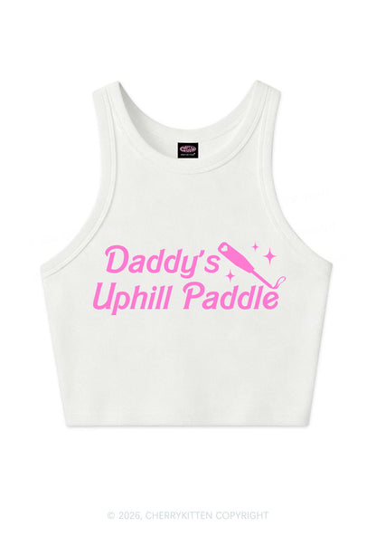 Daddys Uphill Paddle Y2K Crop Tank Top Cherrykitten