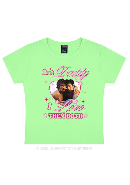 But Daddy I Love Them Both HR Y2K Baby Tee Cherrykitten