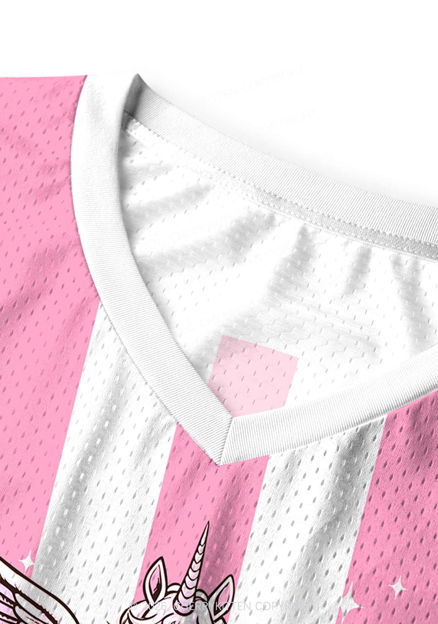 Sakura Alpha Male Unicorn Pride Y2K Sport Jersey Tank Cherrykitten