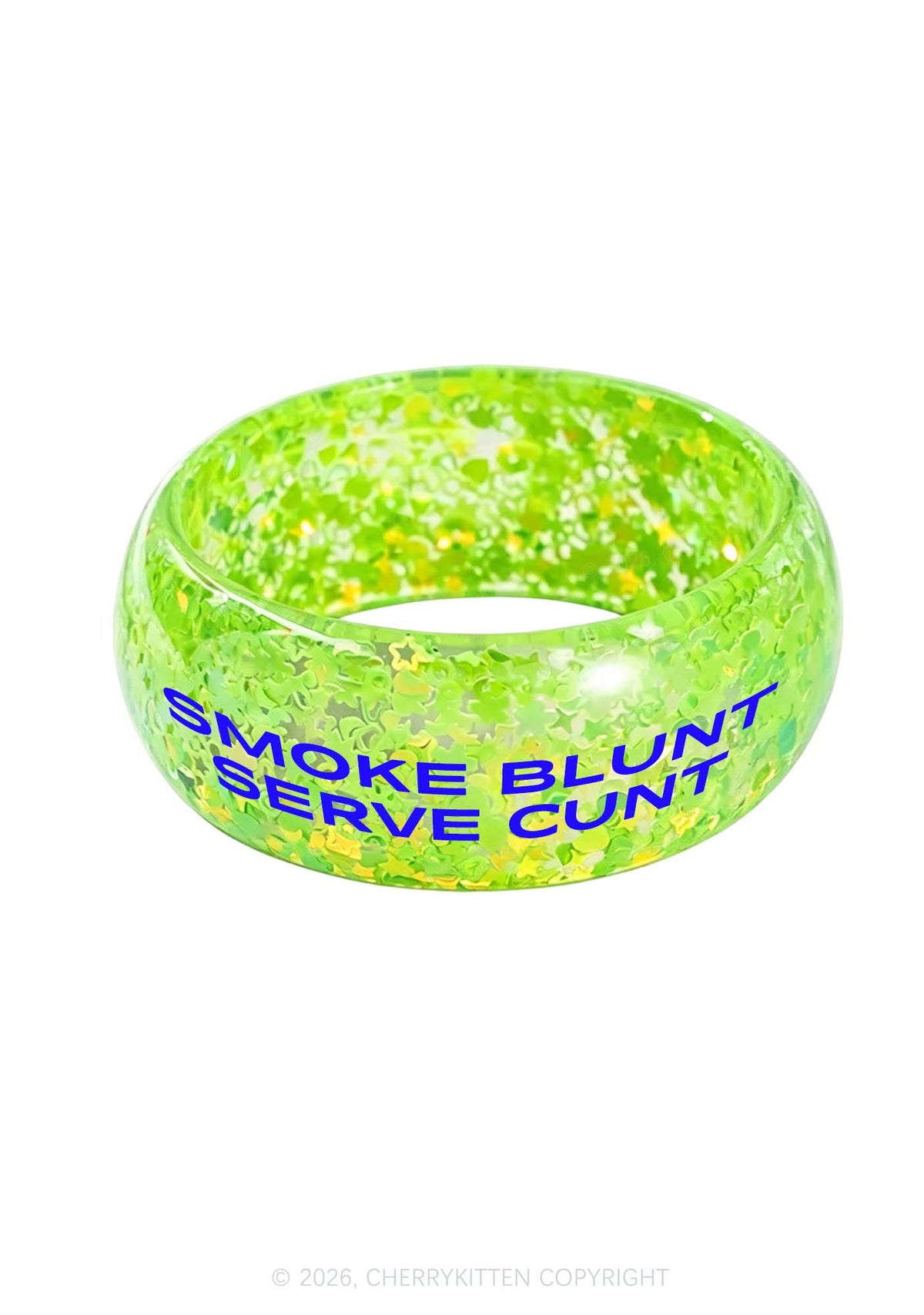 Smoke Blunt Y2K Cuff Bangle Cherrykitten