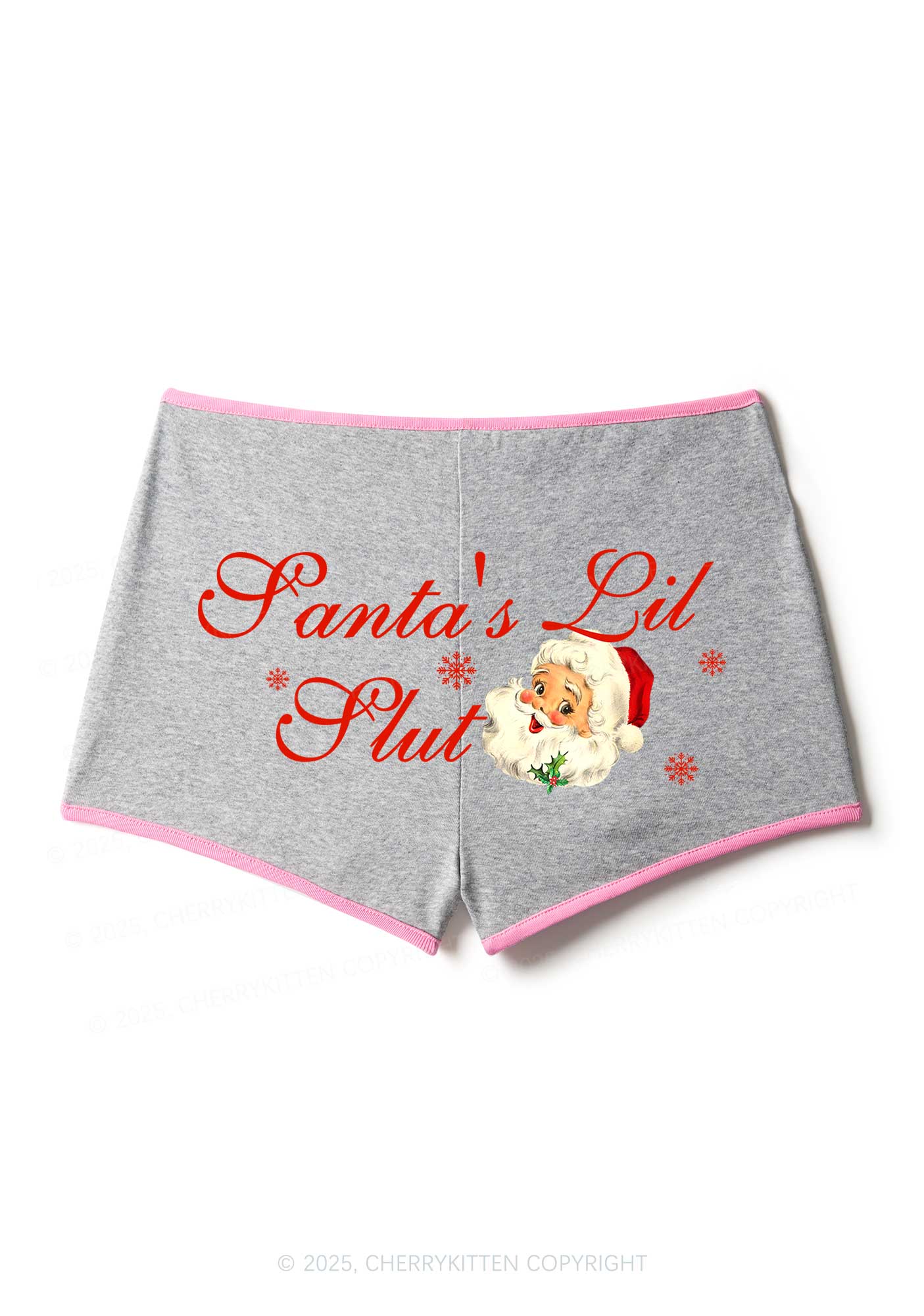 Santas Lil Slxt Christmas Y2K Booty Shorts Cherrykitten