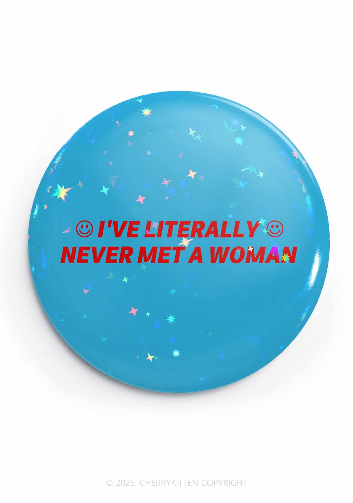 Never Met Woman Pride 1Pc Y2K Pin Badge Cherrykitten