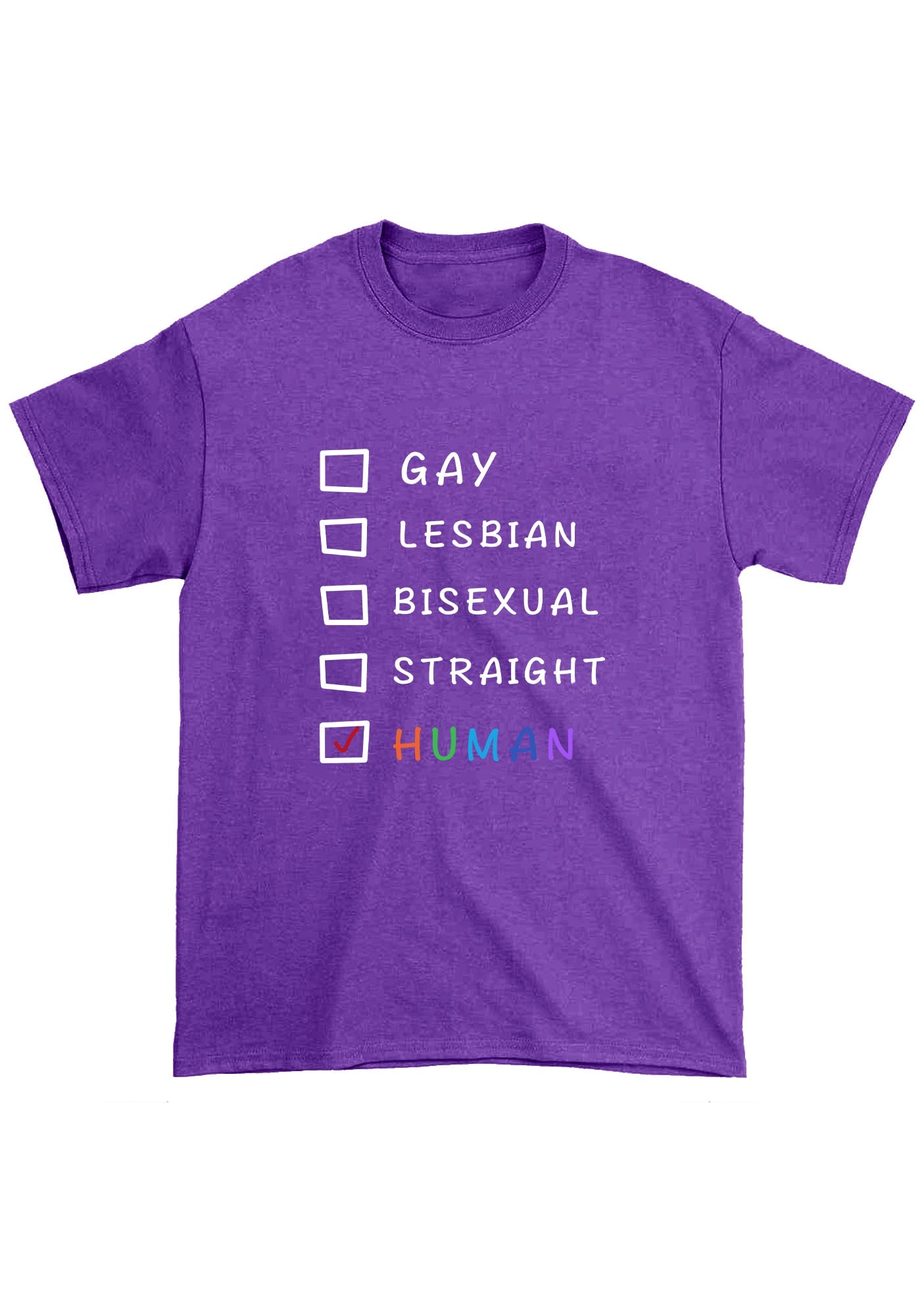 Gay Lesbian Bisexual Straight Human Chunky Shirt