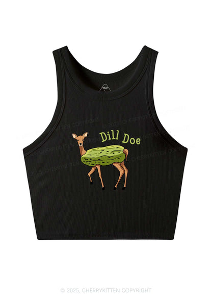 Dill Doe Y2K Crop Tank Top Cherrykitten