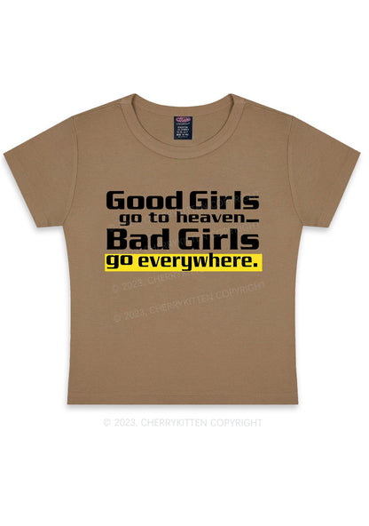 Bad Girls Go Everywhere Y2K Baby Tee Cherrykitten