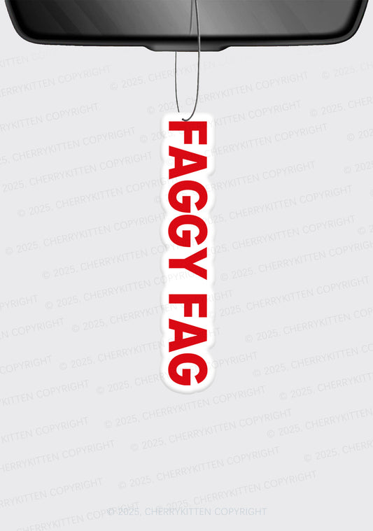 Faggy Fag Pride 1Pc Y2K Car Air Freshener Cherrykitten
