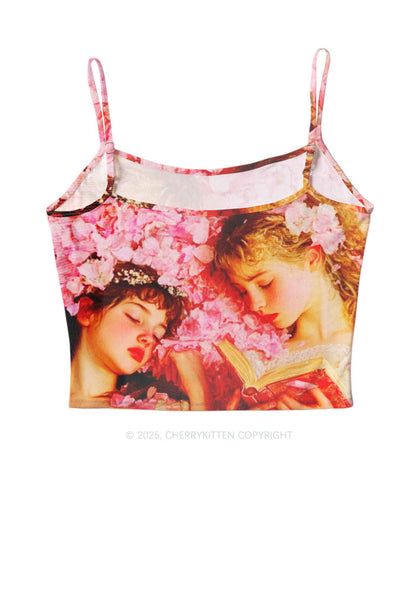 Flower Girls Y2K Mesh Cami Tank Cherrykitten