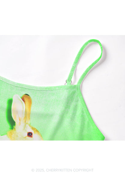 Red Eyed Rabbit Y2K Mesh Cami Tank Cherrykitten