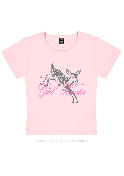 Girl Hunter Deer Pride Y2K Baby Tee Cherrykitten