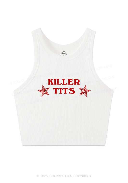 Killer Txts Y2K Crop Tank Top Cherrykitten