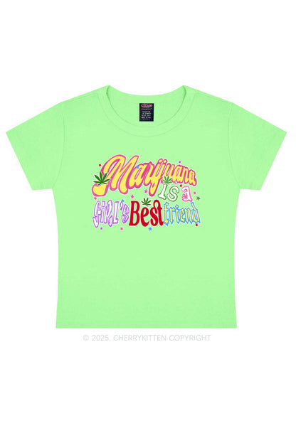 Girls Best Friend Y2K Baby Tee Cherrykitten