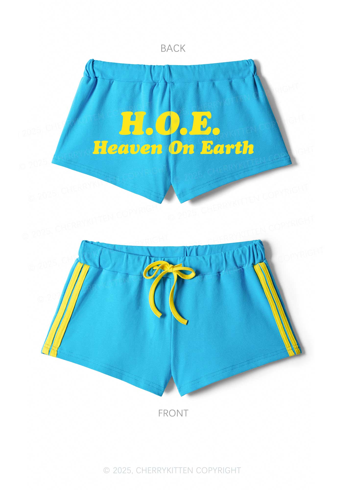 Heaven On Earth Y2K Drawstring Mini Shorts Cherrykitten