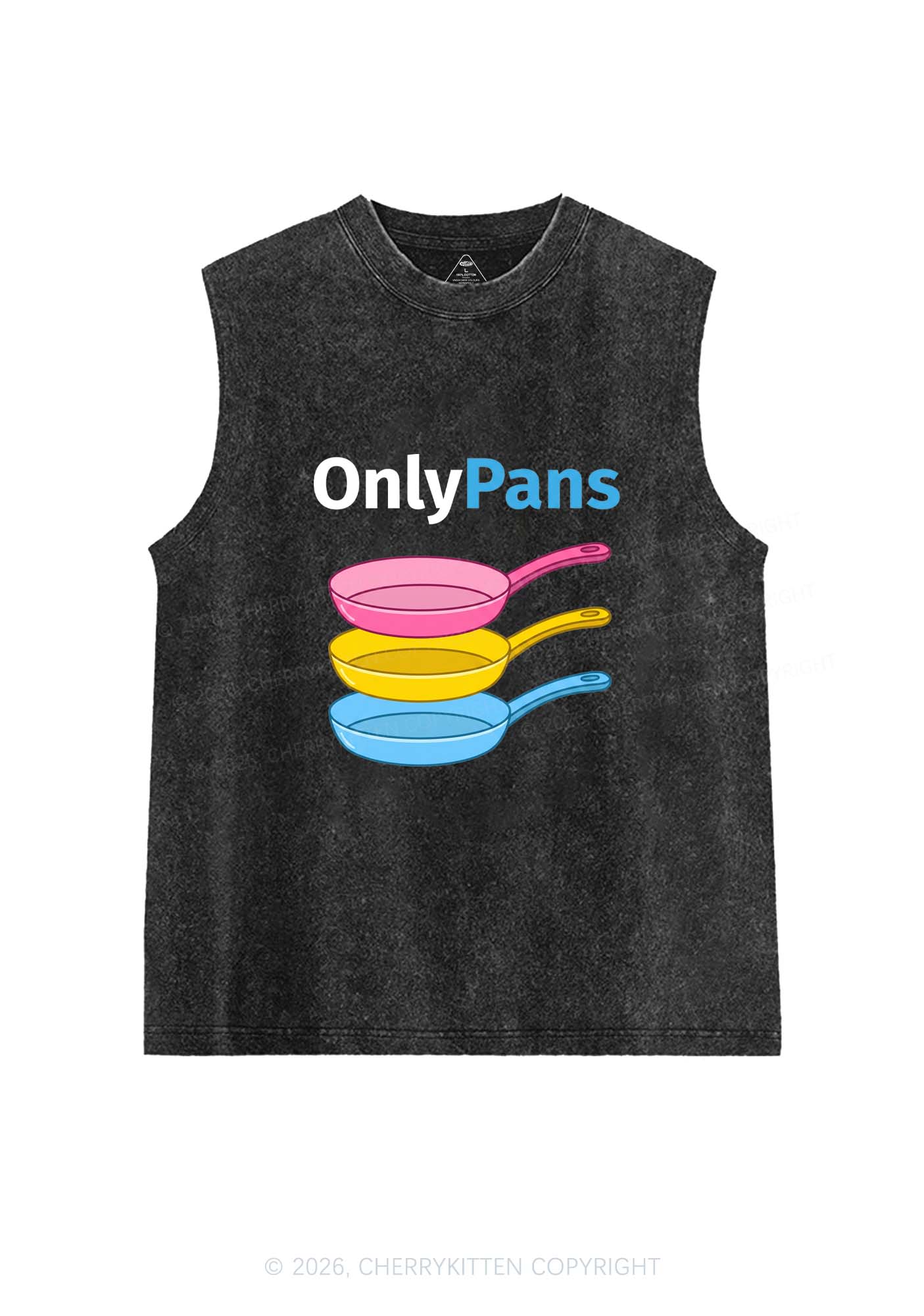 Only Pans Pride Y2K Washed Muscle Tank Cherrykitten