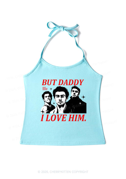 Daddy I Love Luigi Y2K Halter Neck Cami Cherrykitten