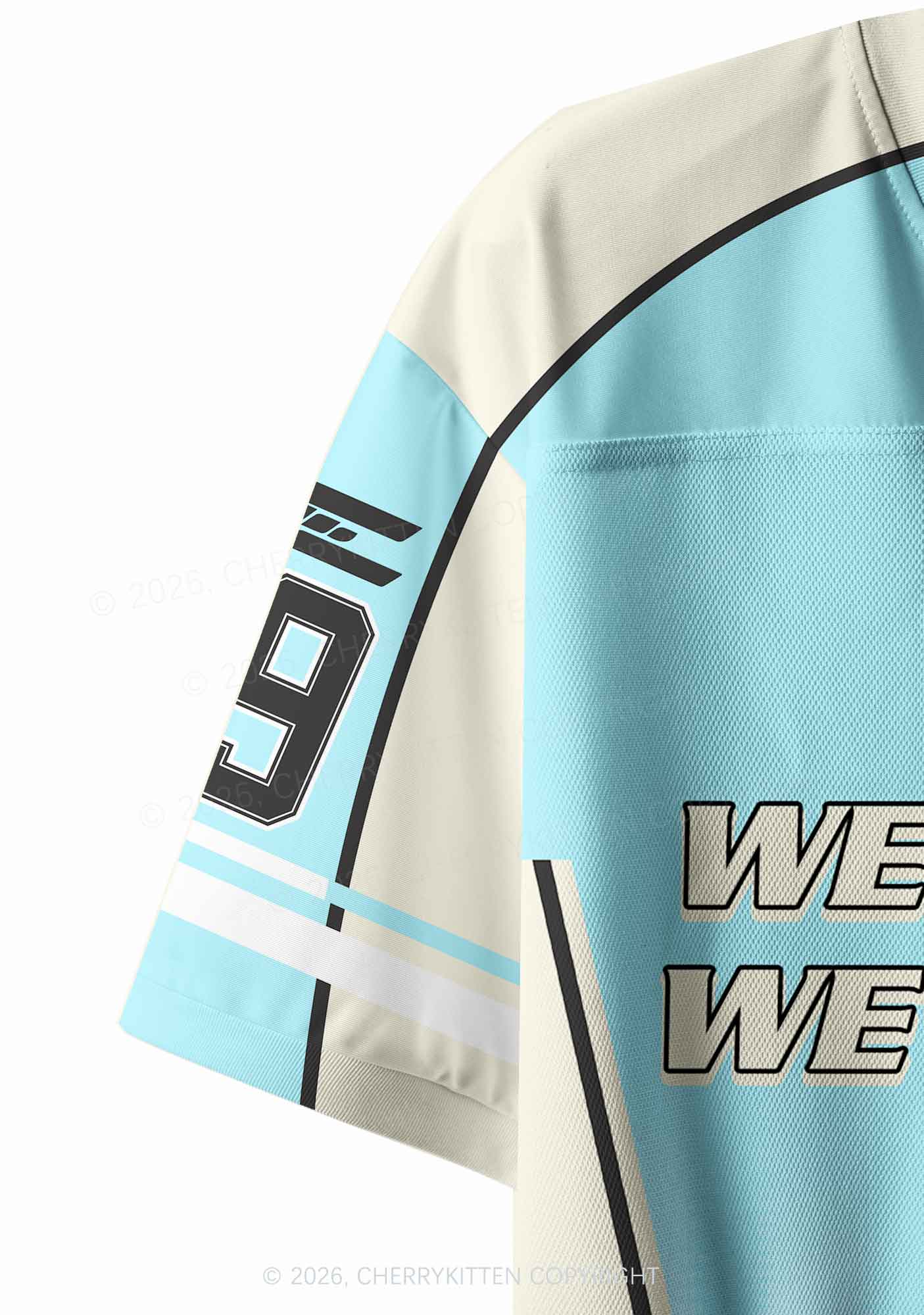 We Are A Boy Pride Y2K Crop Sport Jersey Shirts Cherrykitten