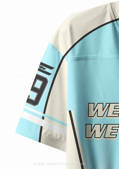 We Are A Boy Pride Y2K Crop Sport Jersey Shirts Cherrykitten