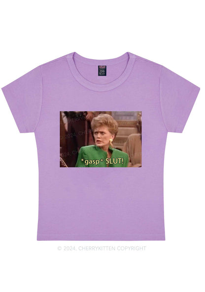 Gasp Slxt Y2K Baby Tee Cherrykitten