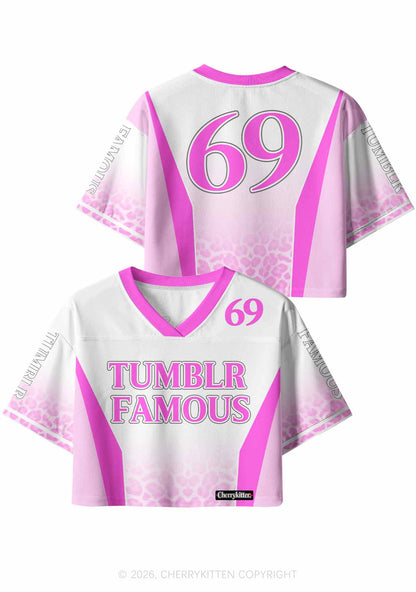Txmblr Famous Y2K Crop Sport Jersey Shirts Cherrykitten