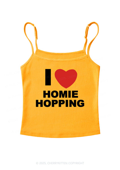 I Love Homie Hopping Y2K Spaghetti Strap Cami Cherrykitten