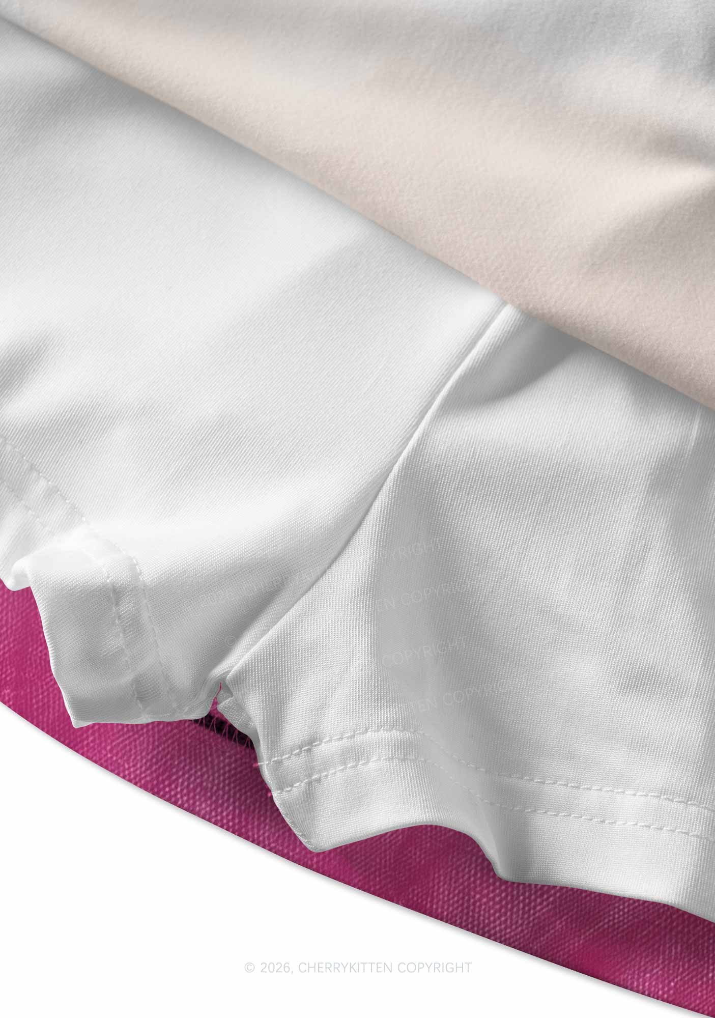 Lesbian Flag Pride Y2K Print Mini Skirt Cherrykitten