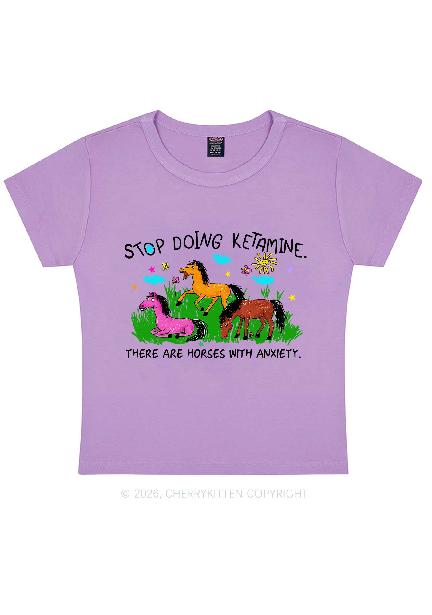Stop Doing Kxxamine Y2K Baby Tee Cherrykitten