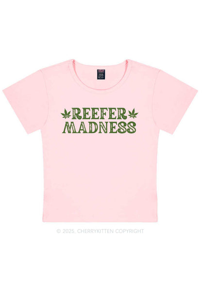 Green Madness Y2K Baby Tee Cherrykitten