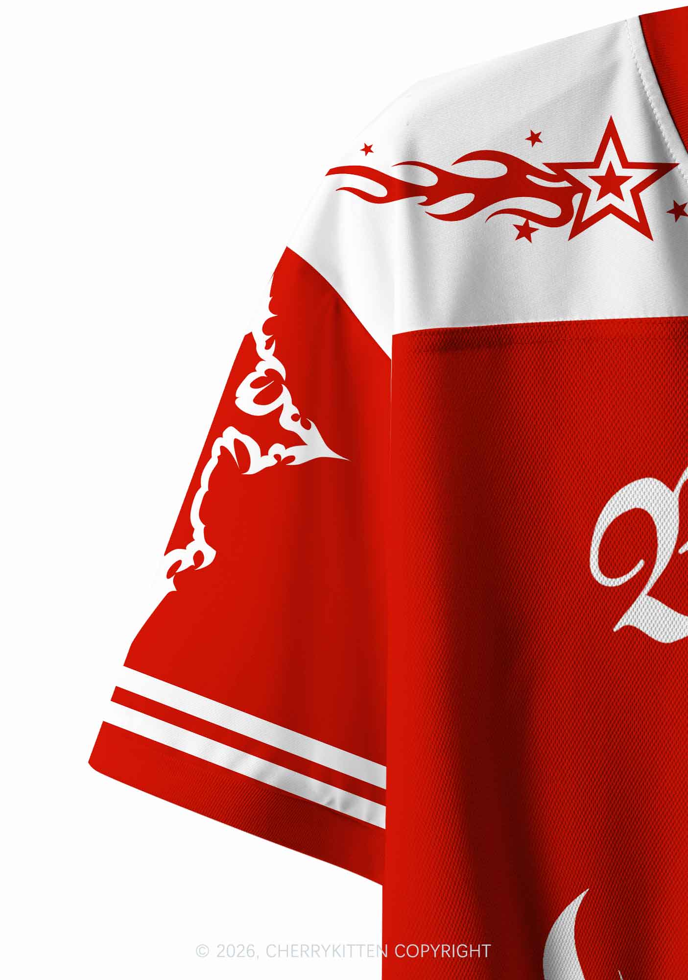Better Faggot Than Fascist Skull Pride Y2K Crop Sport Jersey Shirts Cherrykitten