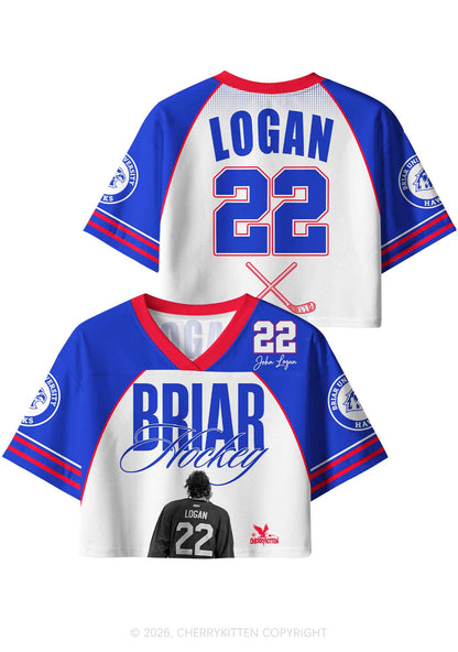 Legend Silhouette JL Y2K Crop Sport Jersey Shirts Cherrykitten