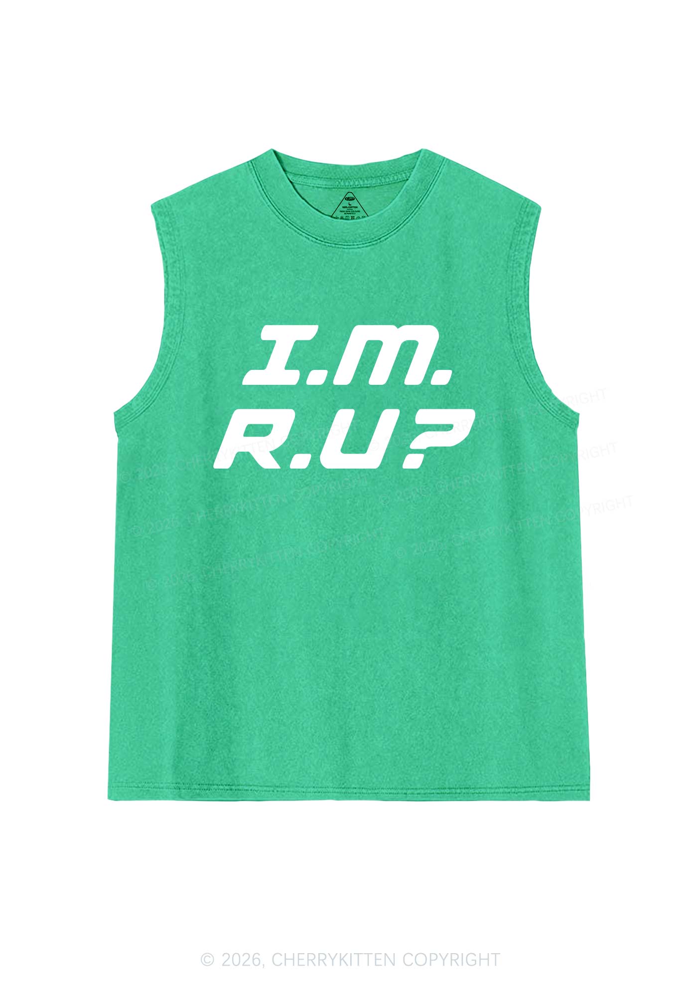 Im Ru Pride Y2K Washed Muscle Tank Cherrykitten
