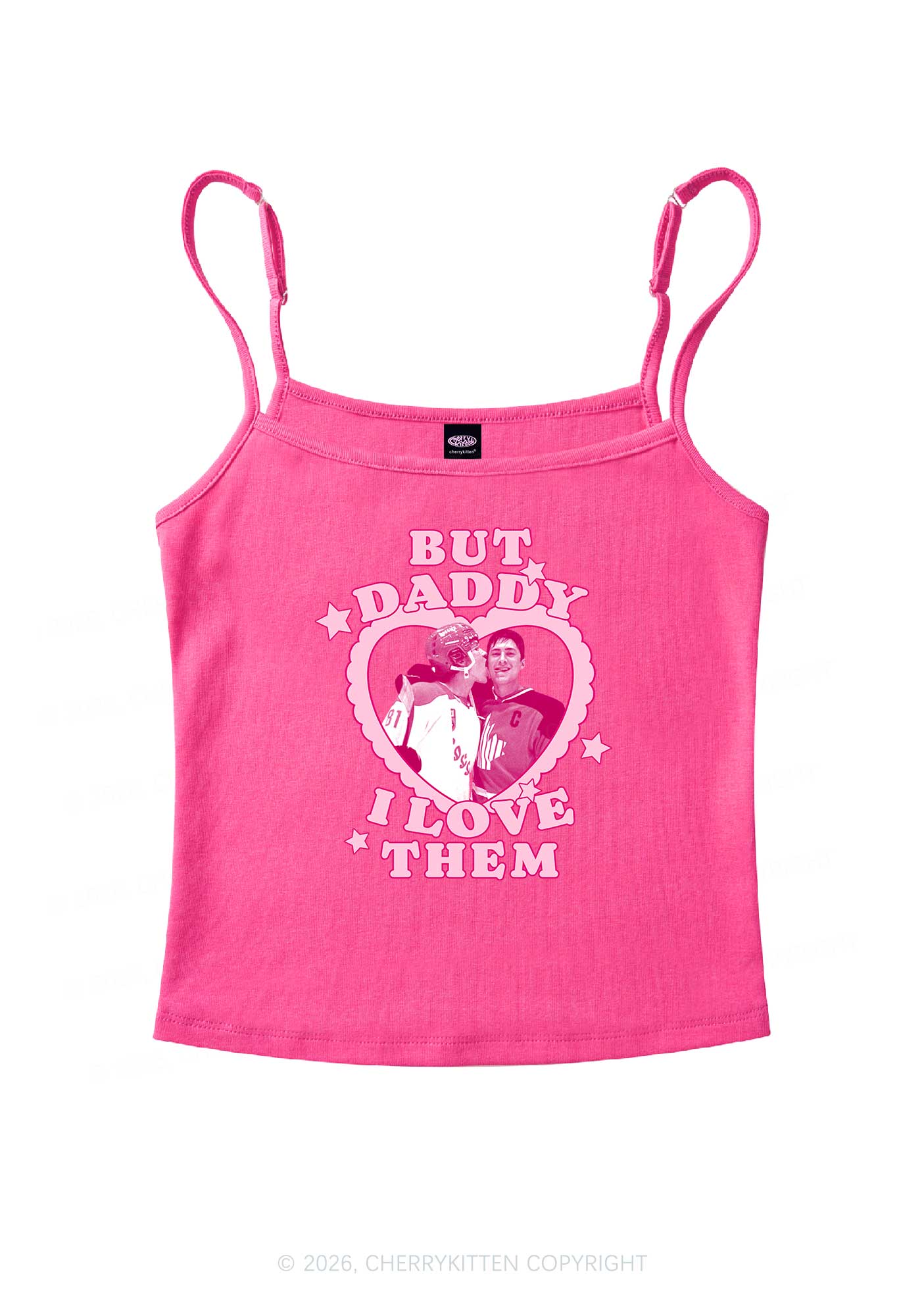 But Daddy I Love Them HR Y2K Spaghetti Strap Cami Cherrykitten