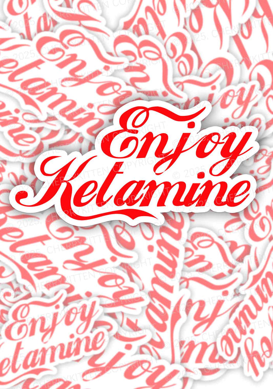 Enjoy Your K 1Pc Y2K Sticker Cherrykitten