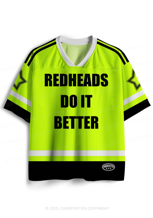 Custom Redheads Do It Better Y2K Sport Jersey Shirts Cherrykitten