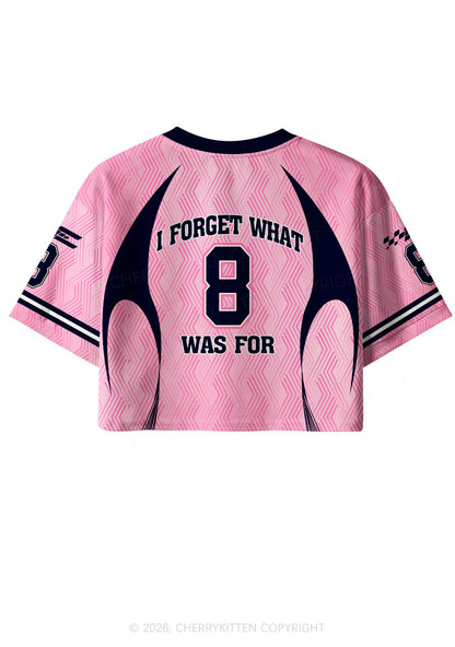 I Forget What Was For Pride Y2K Crop Sport Jersey Shirts Cherrykitten