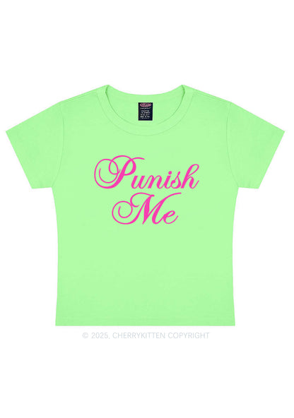 Punish Me Y2K Baby Tee Cherrykitten