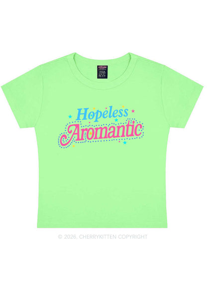 Hopeless Aromantic Pride Y2K Baby Tee Cherrykitten