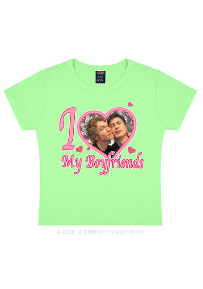 I Love My Boyfriends HR Y2K Baby Tee Cherrykitten
