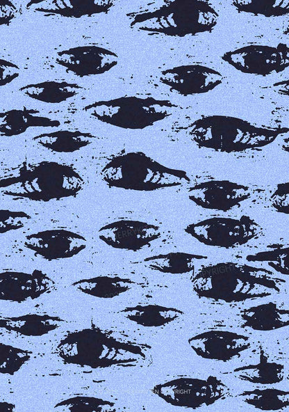Eyes In The Blue Y2K Print Cami Crop Top Cherrykitten