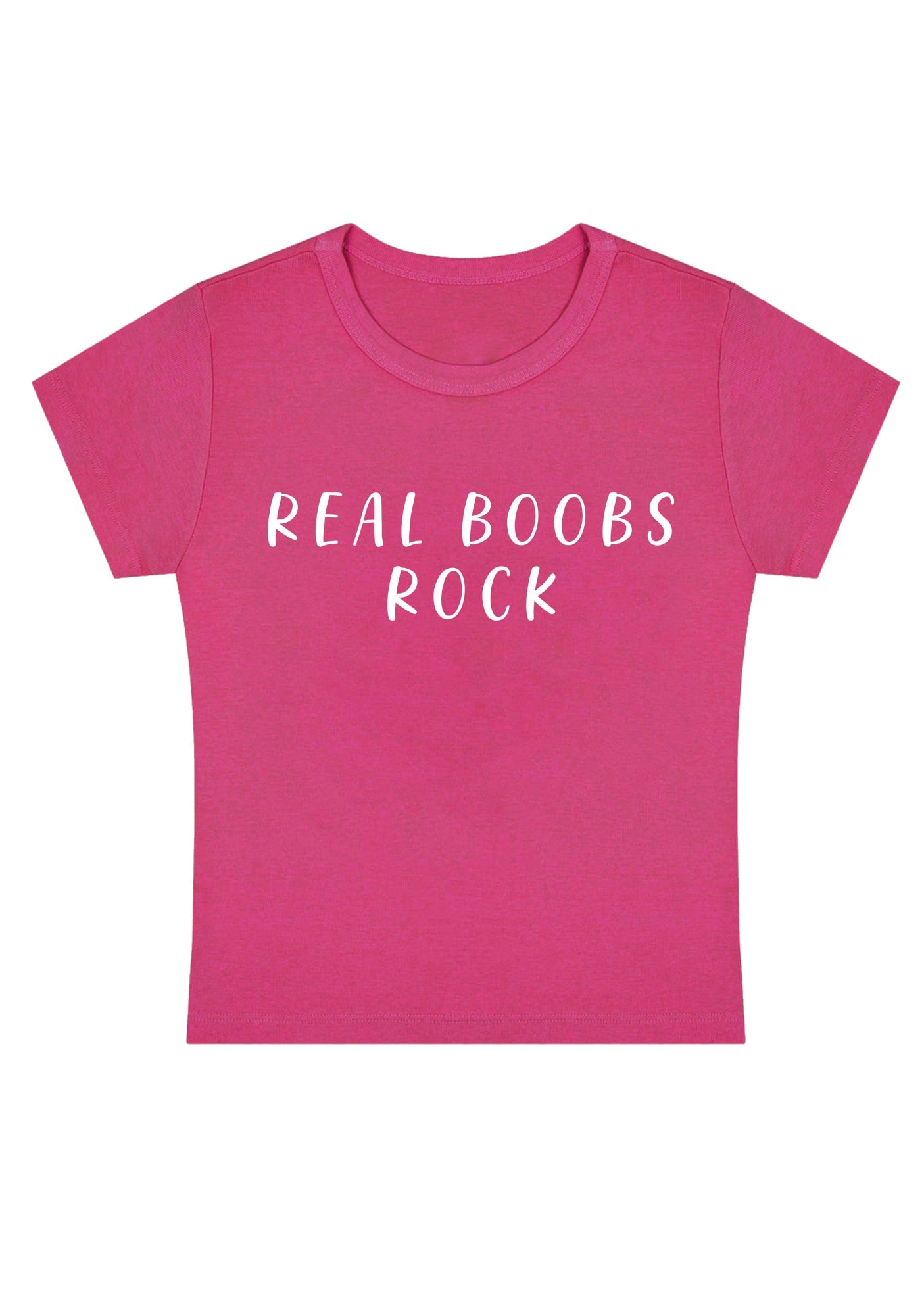 Curvy Real Bxxbs Rock Baby Tee