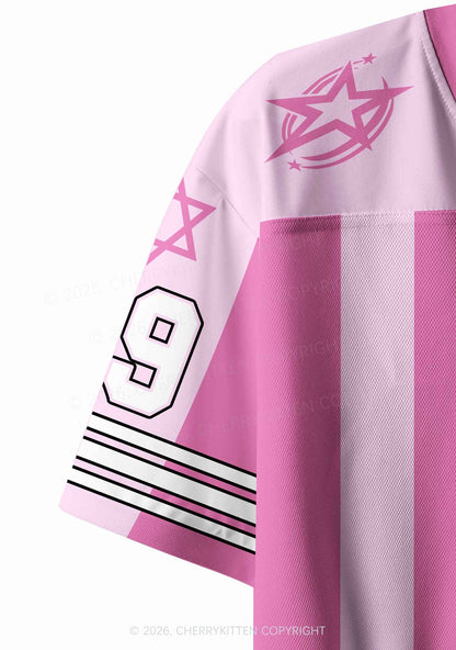 Lesbian Nails Lips Pride Y2K Crop Sport Jersey Shirts Cherrykitten