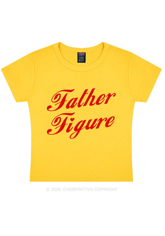 Father Figure Valentine's Day Y2K Baby Tee Cherrykitten