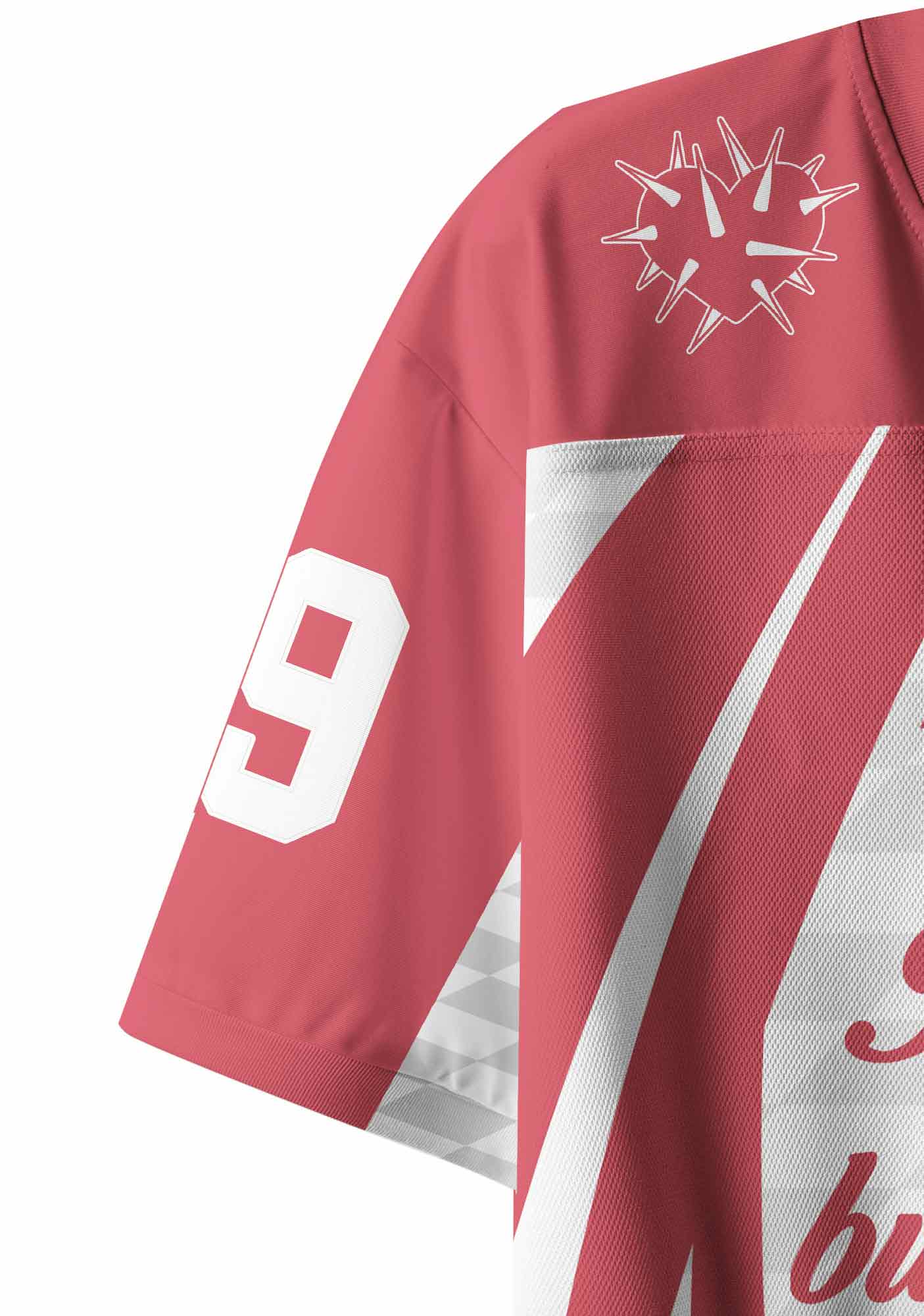 Im Not A Lesbian But My GF Is Pride Y2K Crop Sport Jersey Shirts Cherrykitten
