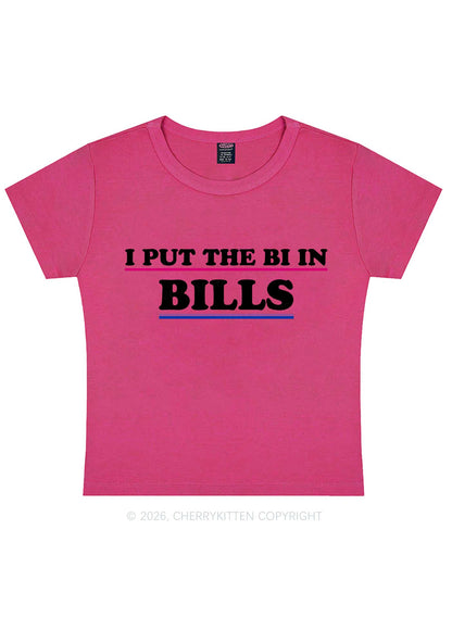I Put The Bi In Bills Pride Y2K Baby Tee Cherrykitten