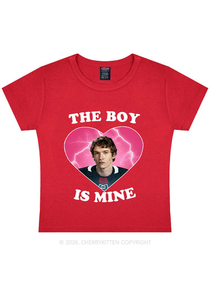 The Boy Is Mine CS Y2K Baby Tee Cherrykitten