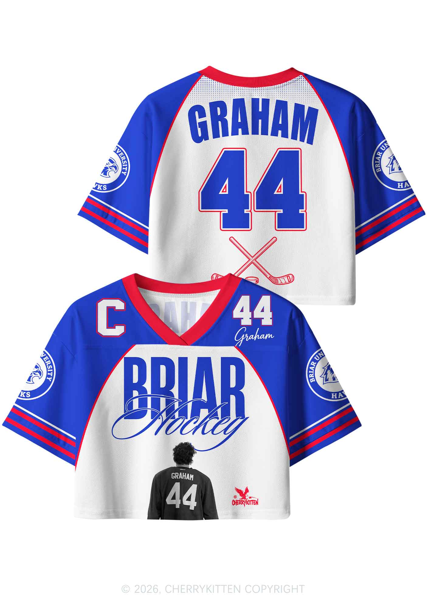 Legend Silhouette GG Y2K Crop Sport Jersey Shirts Cherrykitten