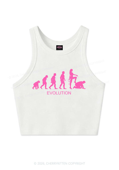 Female Evolution Y2K Crop Tank Top Cherrykitten