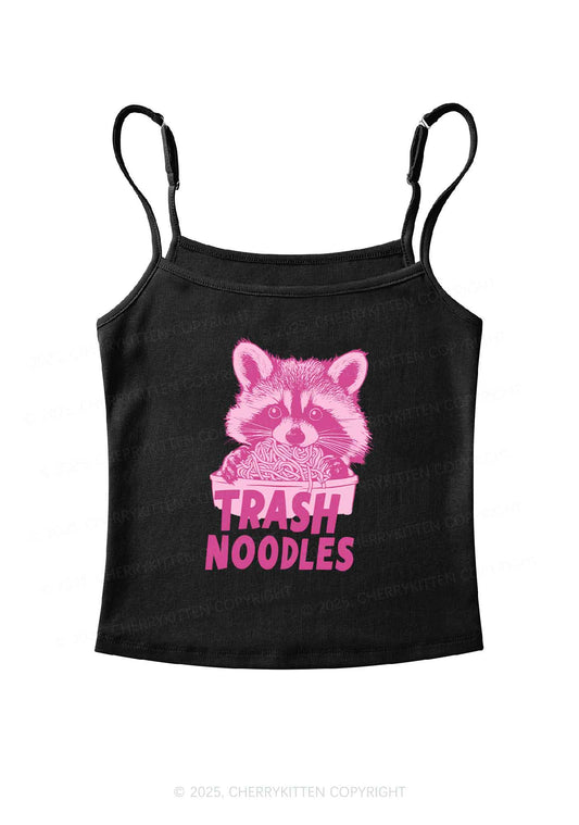 Raccoon Trash Noodles Y2K Spaghetti Strap Cami Cherrykitten