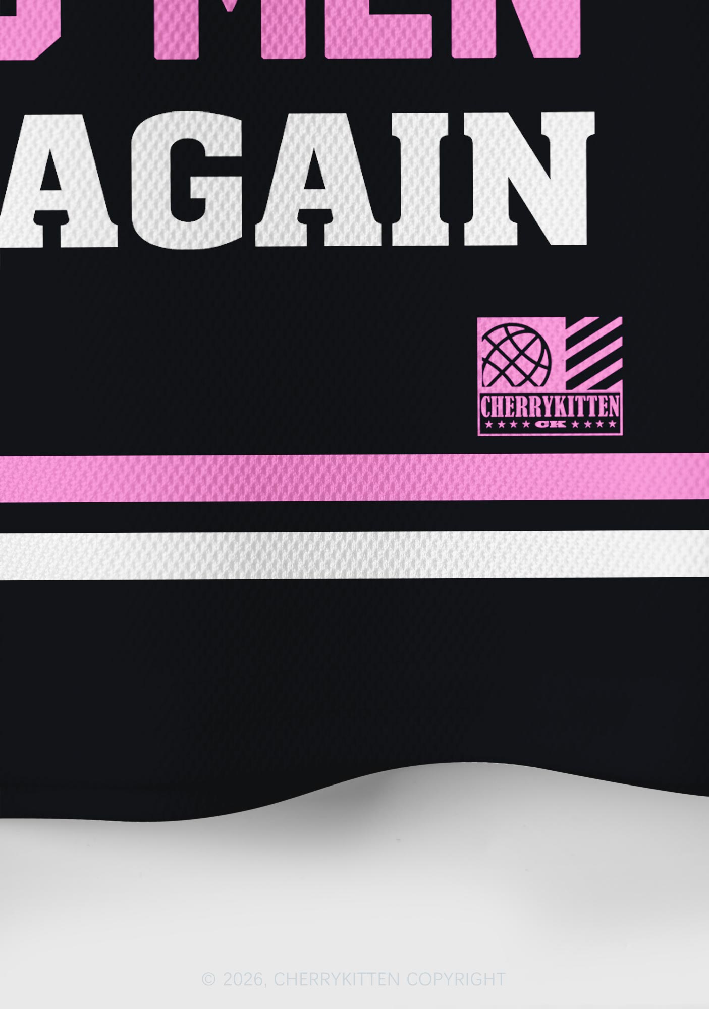 Make Hating Men Great Again Y2K Crop Sport Jersey Shirts Cherrykitten