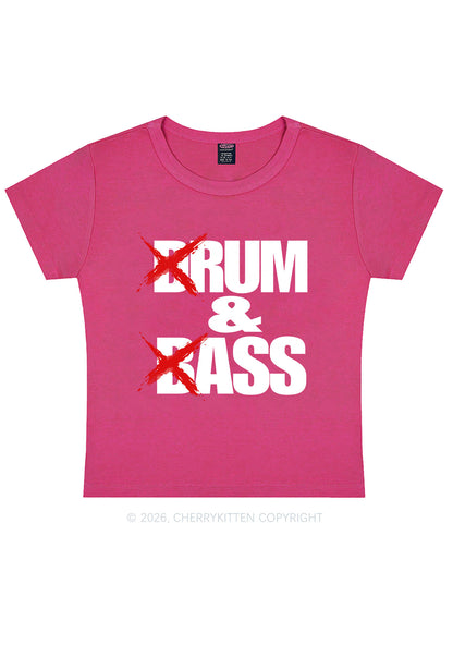 DnB Graffiti Y2K Baby Tee Cherrykitten