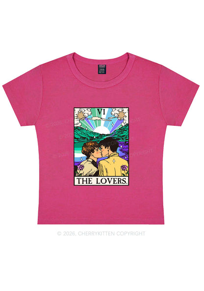 The Gay Lovers Pride Y2K Baby Tee Cherrykitten