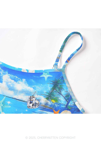 Sea Treasures Y2K Mesh Cami Tank Cherrykitten